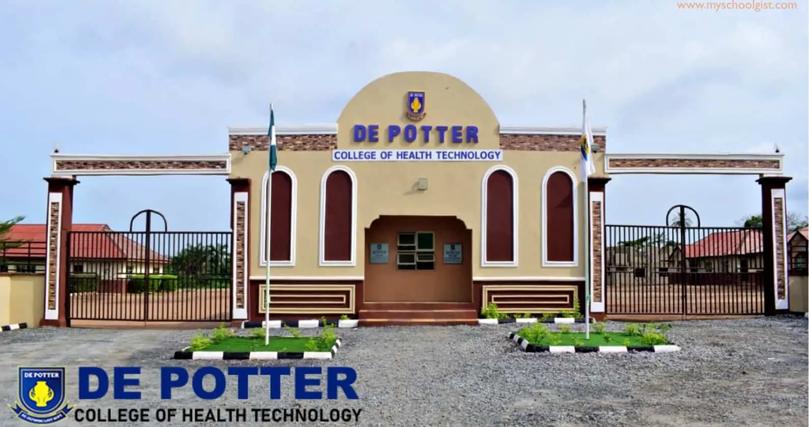 Apply for De Potter College of Health Technology Admission 2025/2026